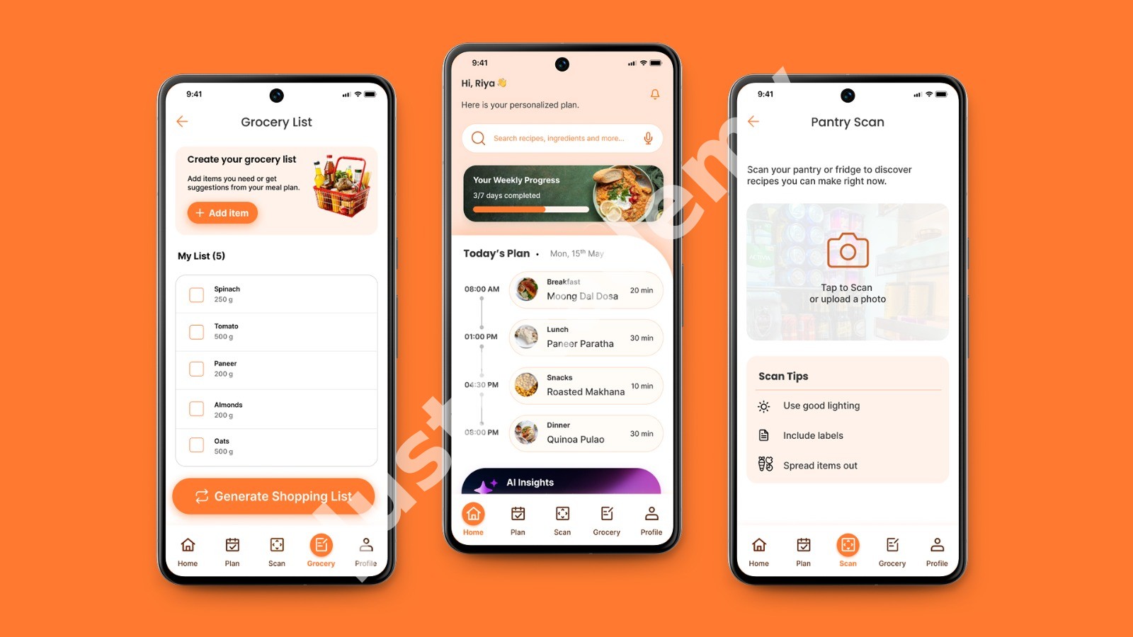 Plan and Plate – Food App UI/UX Design screenshot 5